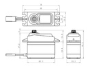 Savöx Standard Servo SA-1256TG+ 20 kg Digital, Metall-Getriebe