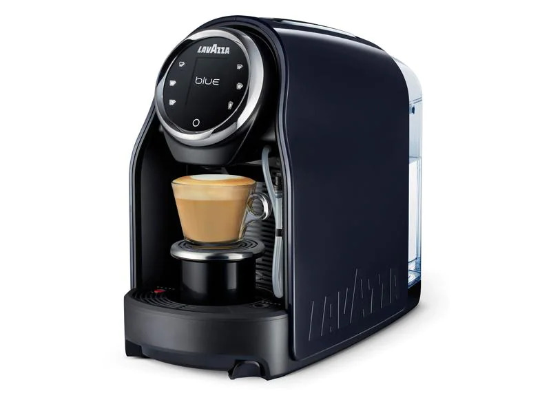 Lavazza Kapselmaschine Classy &amp; Milk Blau/Schwarz
