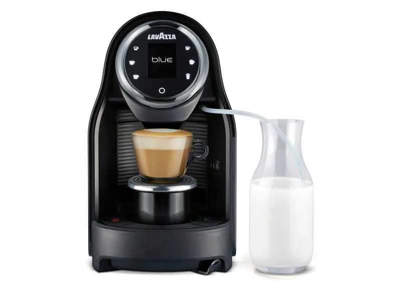 Lavazza Kapselmaschine Classy &amp; Milk Blau/Schwarz