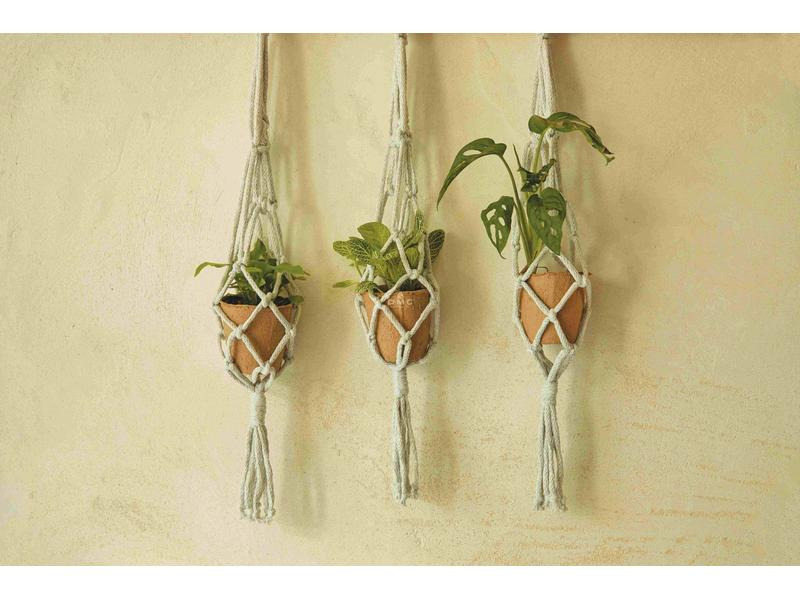 DMC Makramee-Set Mindful Making Hängepflanzen, 53 cm