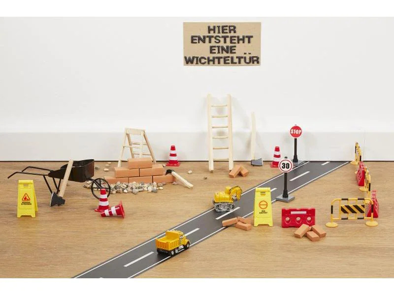 HobbyFun Mini-Haus Ziegelsteine 10 Stück