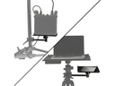 Tether Tools Aero Utility Tray mit Verbindungsarm, Schwarz