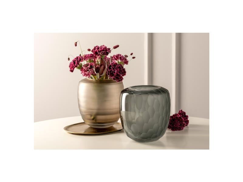 Leonardo Vase Bellagio 37 cm, Anthrazit
