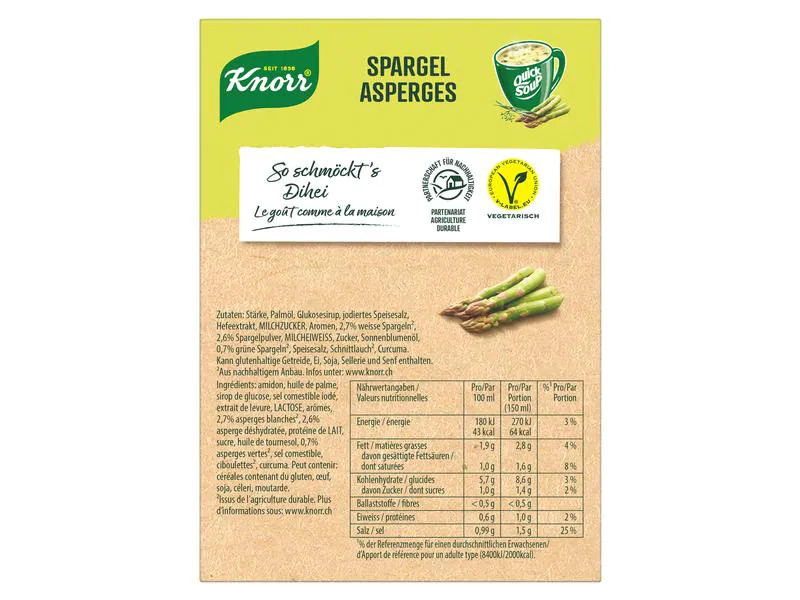 Knorr Quick Soup Spargel 3 Portionen