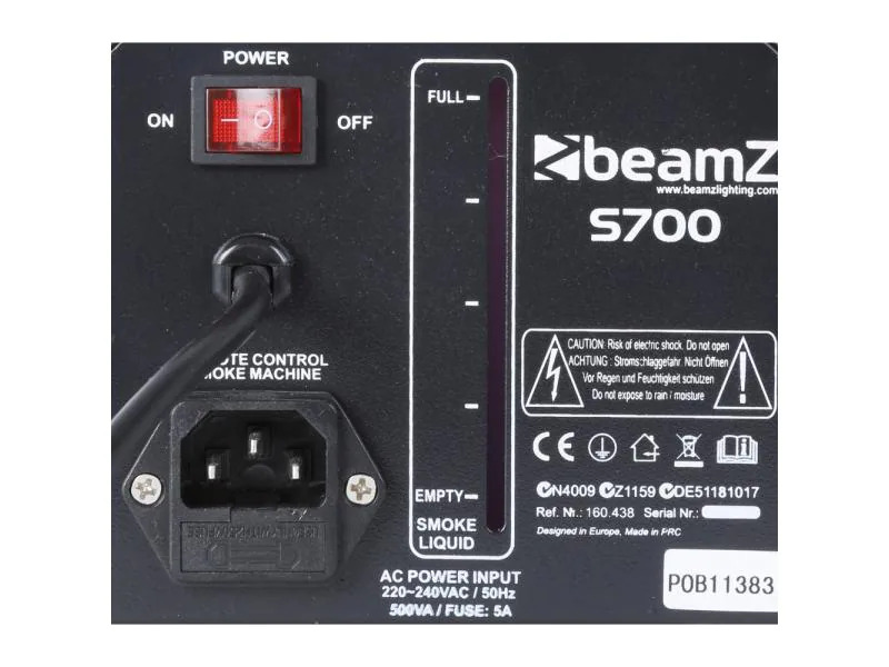 BeamZ Nebelmaschine S700