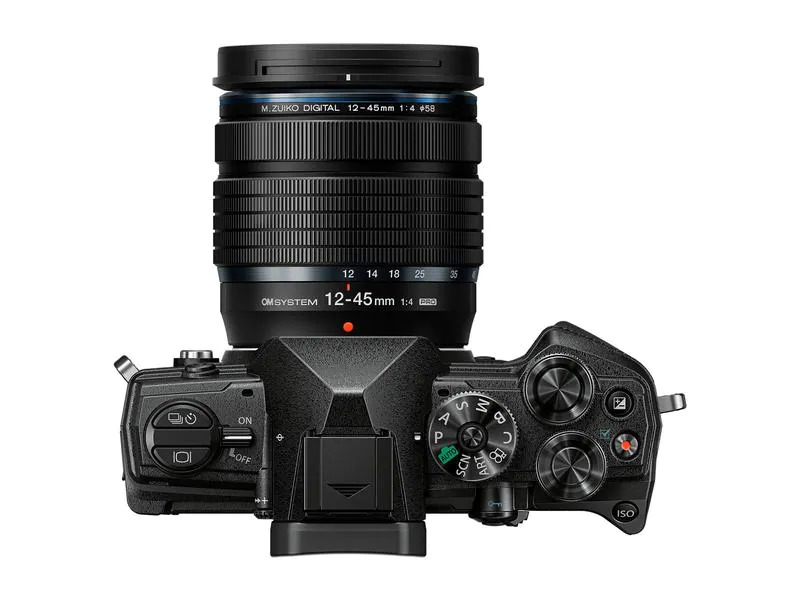 OM-System Fotokamera OM-5 M.Zuiko Digital ED 12-45mm F/4 PRO Schwarz