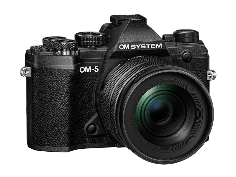 OM-System Fotokamera OM-5 M.Zuiko Digital ED 12-45mm F/4 PRO Schwarz