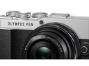 OM-System Fotokamera E-P7 Kit 14-42 Silber
