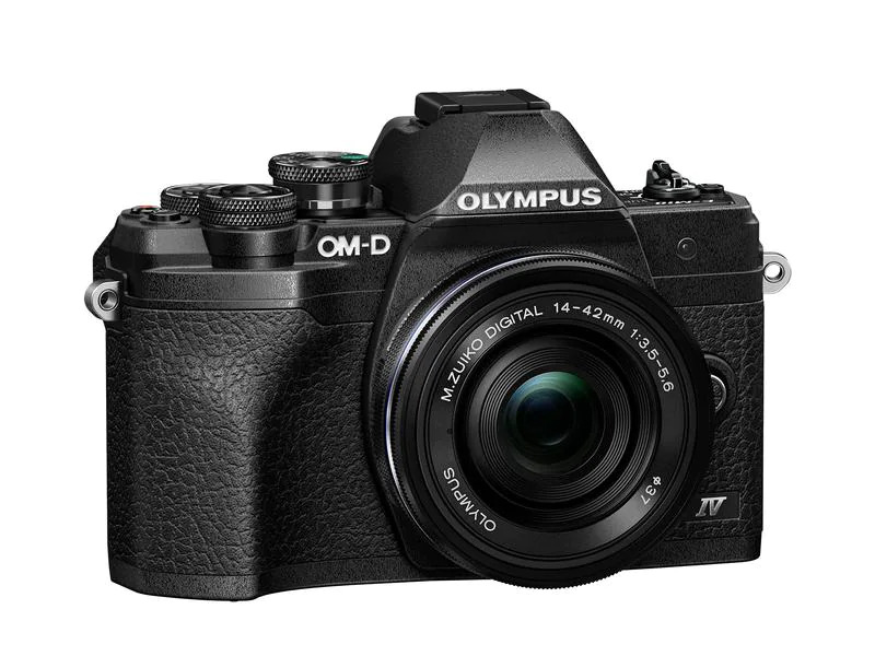 OM-System Fotokamera E-M10 Mark IV Kit 14-42 Schwarz