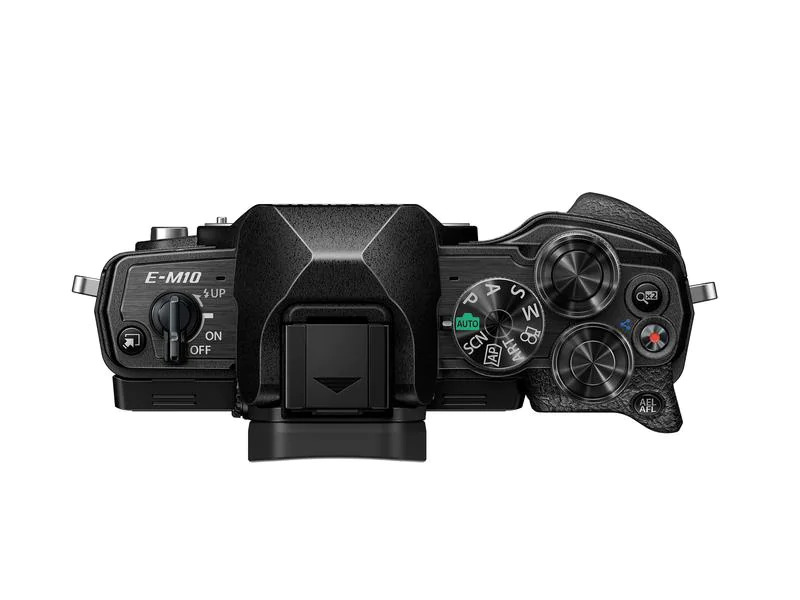 OM-System Fotokamera E-M10 Mark IV Kit 14-42 Schwarz