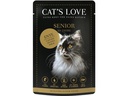 Cat's Love Nassfutter Senior Ente 12 x 85 g
