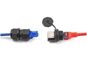 Delock Kupplung RJ45 Cat.6A mit Verschlusskappe, zum Einbau 1 Stück