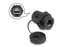 Delock Kupplung RJ45 Cat.6A mit Verschlusskappe 1 Stück