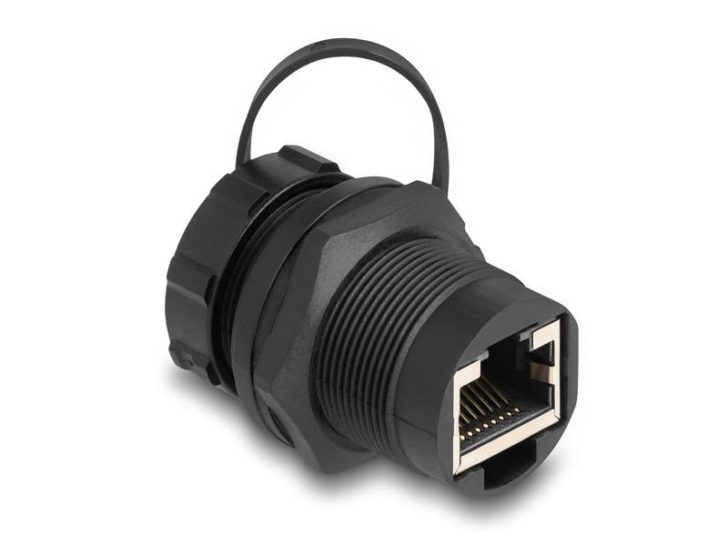 Delock Kupplung RJ45 Cat.6A mit Verschlusskappe 1 Stück