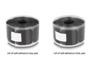 Delock Klettpad auf Rolle selbstklebend Schwarz, 3 m