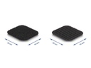 Delock Klettpad auf Rolle selbstklebend Schwarz, 3 m