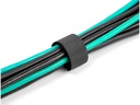 Delock Klettkabelbinder Schwarz 180 mm x 20 mm, 10 Stück