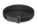Delock Klettband auf Rolle mit Schlaufe Schwarz, 3 m