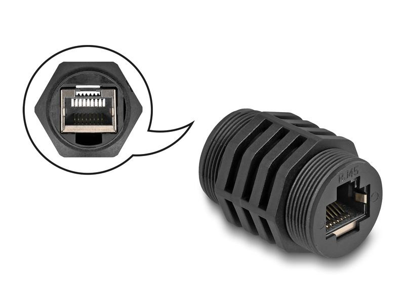 Delock Einbaumodul RJ45 Cat.6A, IP67 staub- und wasserdicht 1 Stück