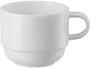 Arthur Krupp Kaffeetasse Neve 220 ml, 6 Stück, Weiss