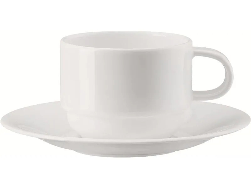Arthur Krupp Kaffeetasse Neve 220 ml, 6 Stück, Weiss