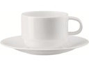 Arthur Krupp Kaffeetasse Neve 220 ml, 6 Stück, Weiss