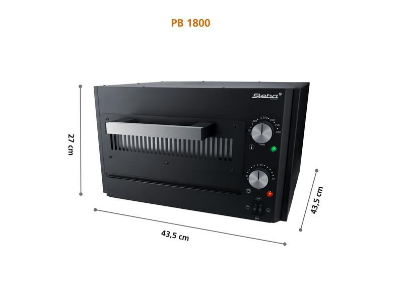 Steba Pizzaofen PB 1800 Ø 30 cm
