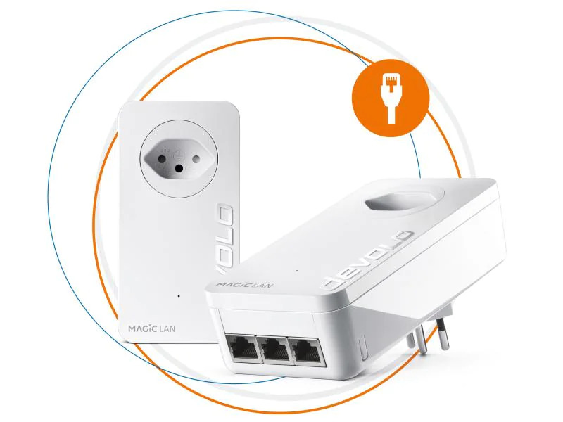 devolo Powerline Magic 2 LAN triple Starter Kit