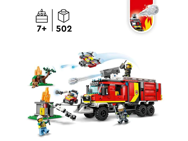 LEGO® City Einsatzleitwagen der Feuerwehr 60374