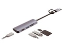 4smarts USB-Hub 5in1 Universal Multiport Hub USB-A/USB-C