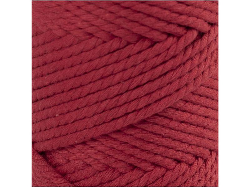 Creativ Company Baumwollgarn Macramé Kordel Rot