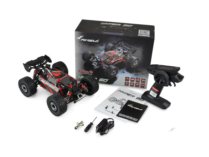 Amewi Buggy Hyper GO Brushed 4WD, Rot 1:16, RTR