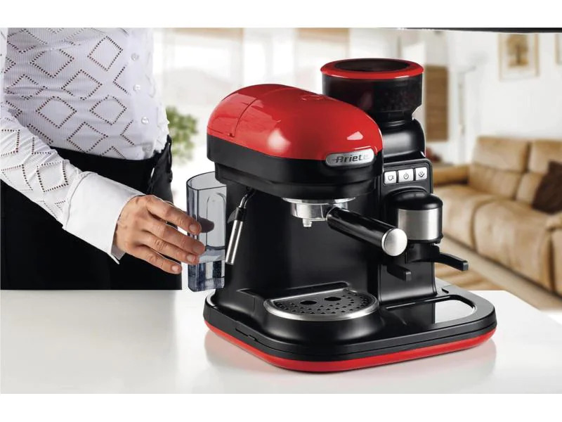 Ariete Portionskaffeemaschine MODERNA Rot/Schwarz