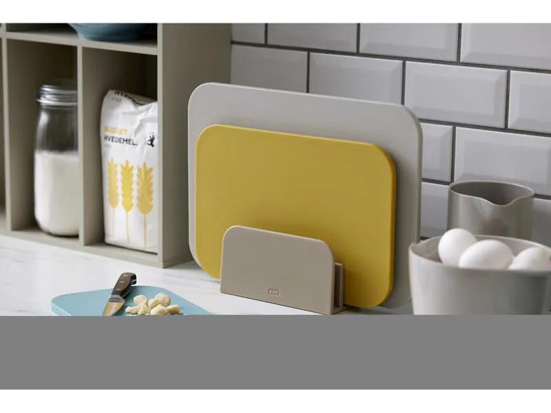 Rosti Schneidebrett-Set Choptima 3-teilig, Blaugrün/Beige/Gelb