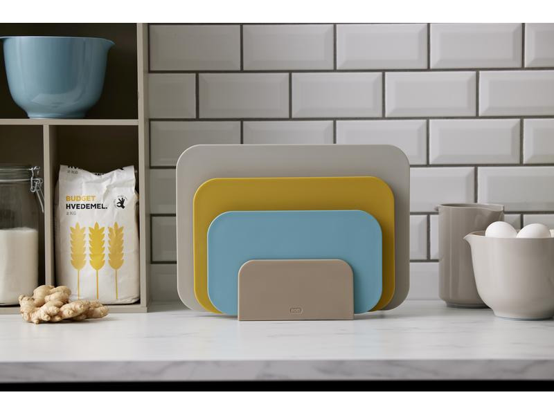 Rosti Schneidebrett-Set Choptima 3-teilig, Blaugrün/Beige/Gelb