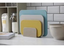 Rosti Schneidebrett-Set Choptima 3-teilig, Beige/Gelb/Blaugrün