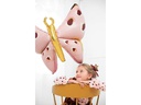 Partydeco Folienballon Schmetterling 120 x 87 cm, Gold/Rosa