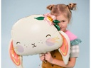 Partydeco Folienballon Kaninchen 65 x 55 cm, Mehrfarbig