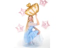 Partydeco Folienballon Krone 52 x 42 cm, Gold