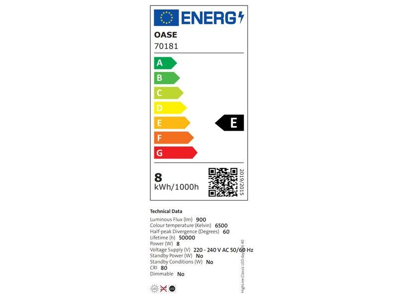 OASE Aquarienleuchte HighLine Classic LED daylight 40, 8 W