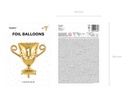 Partydeco Folienballon Pokal 64 x 61 cm, Gold