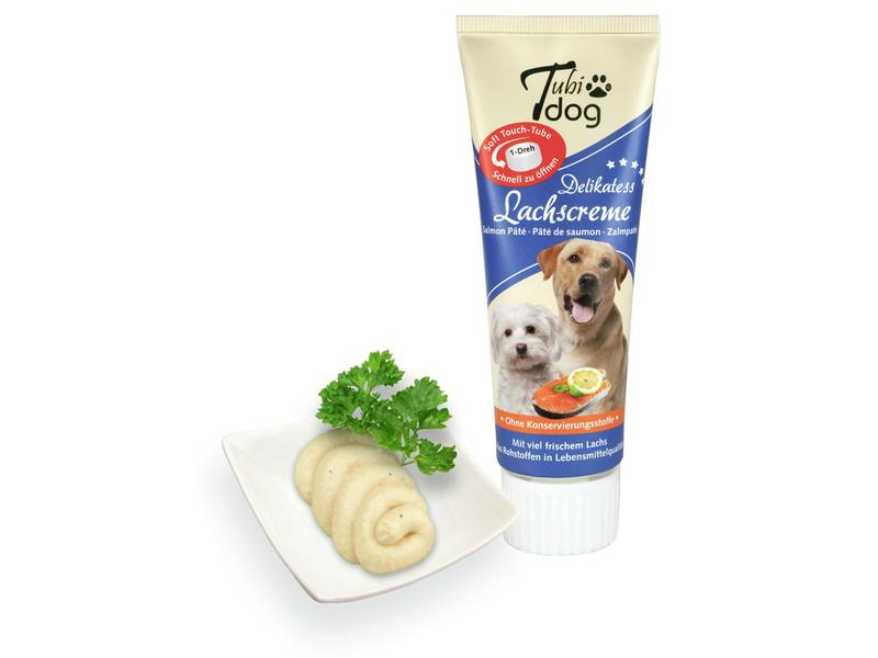 Tubidog Leckerli Tubidog Lachscreme, 75 g