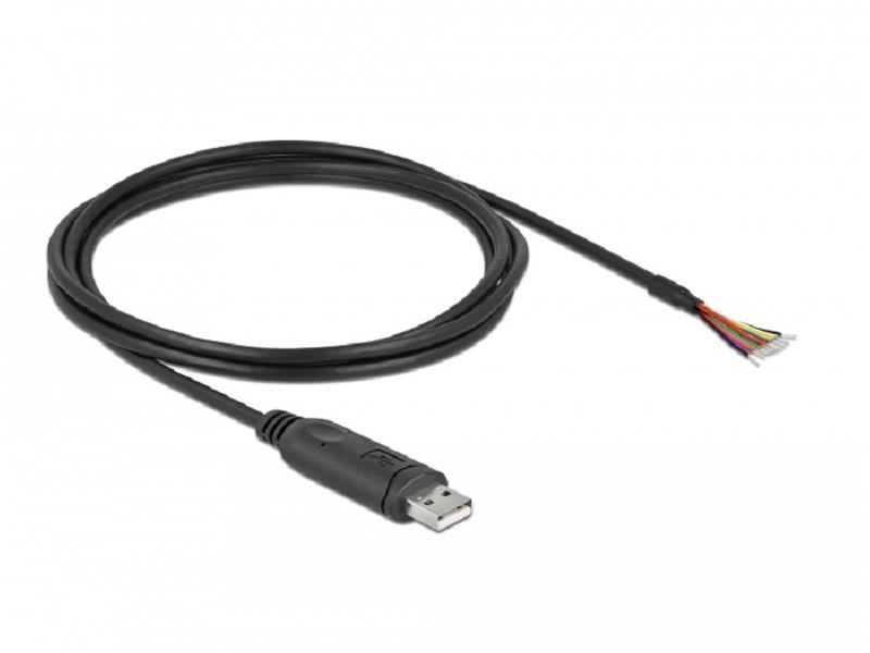 Delock USB 2.0-Adapterkabel USB A - Offen 2 m
