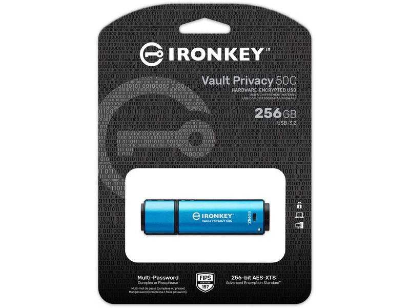 Kingston USB-Stick IronKey Vault Privacy 50C 256 GB