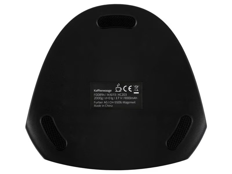 FURBER Kaffeewaage Triangolo 4 Schwarz