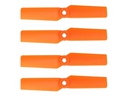 OMPHobby Heckrotorblätter Orange 4 Stück M1 Evo