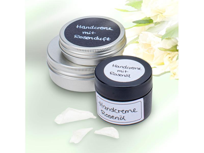 Glorex Kosmetik Dose doppelwandig 50 ml, Schwarz