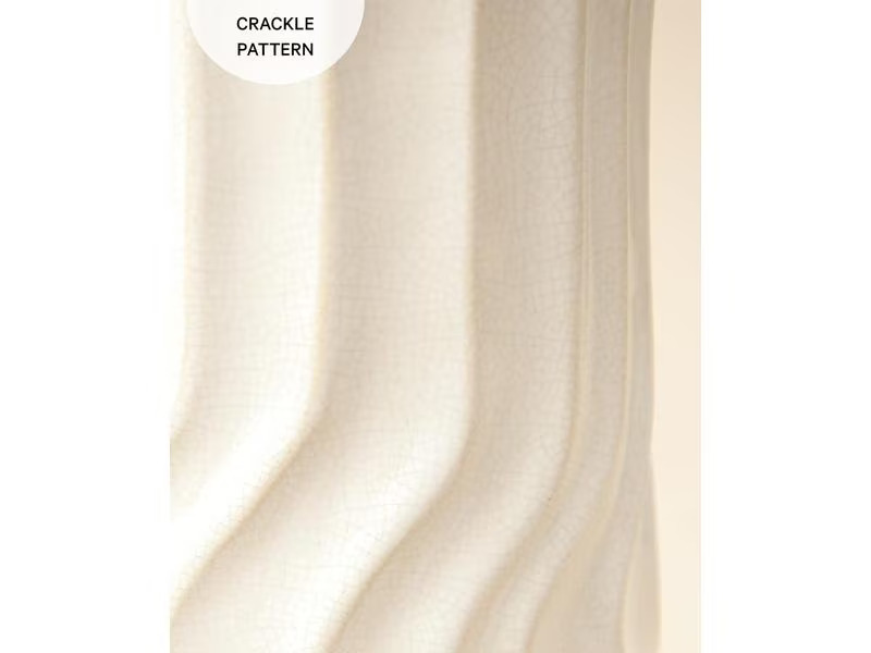 Esmée Vase Twist 29.5 cm, Weiss
