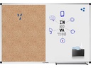 Legamaster Comboboard Unite 60 cm x 90 cm, Braun/Weiss