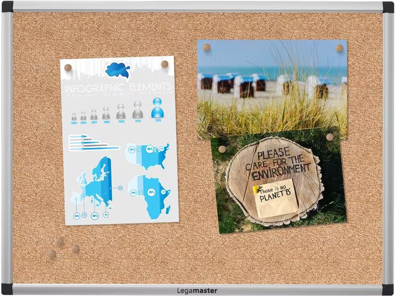 Legamaster Pinnwand Unite 45 cm x 60 cm, Braun